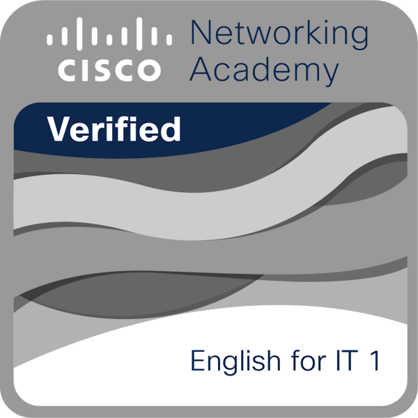 English for IT 1 badge