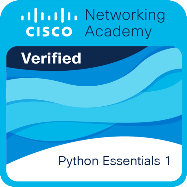 Python Essentials 1 badge